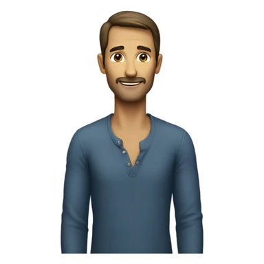 very very long necked man sticker