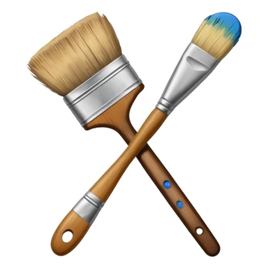 artist's brush sticker