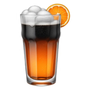 Czech Kofola black and orange  sticker