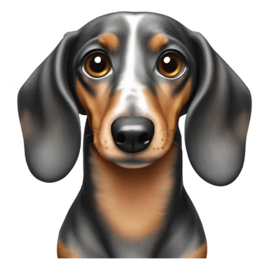 Isabella dapple dachshund  sticker