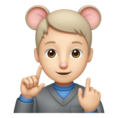 Person doing click it sticker