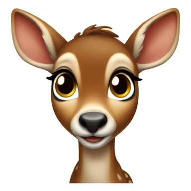 a cute bambi  sticker