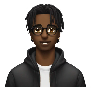 Playboi Carti with glasses  sticker