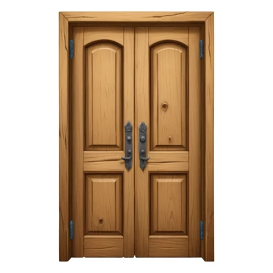 wide open door sticker