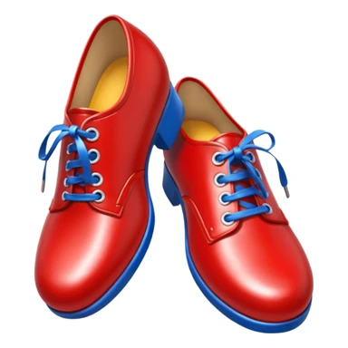 RED SHOES FROM MOVIE SONIC sticker