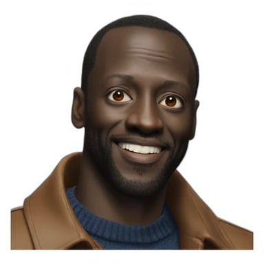 Omar Sy lupin sticker