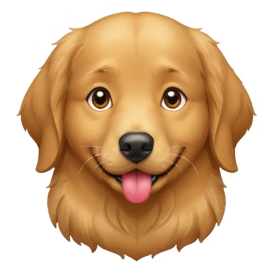 Dog giving kisses sticker