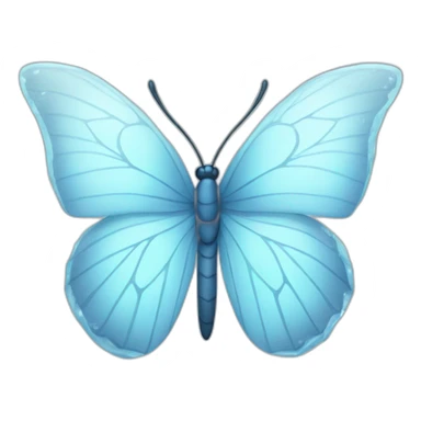 ice butterfly sticker