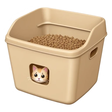 cat litter box sticker