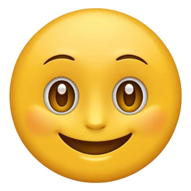 Emoji rond et jaune qui fixe à côté de lui  sticker