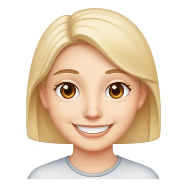 A person staring and smiling into my soul sticker