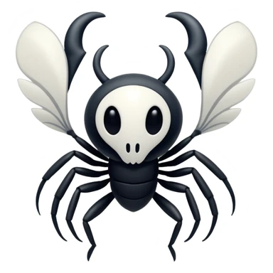 Hollow Knight character jumping sticker