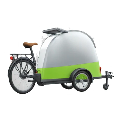 bicycle trailer like nordic cab sticker