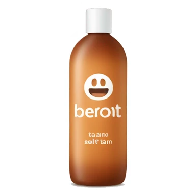 self tanner bottle - with the Loving Tan logo on it  sticker