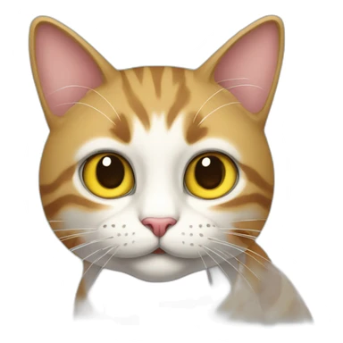 um gato com um sombreiro sticker