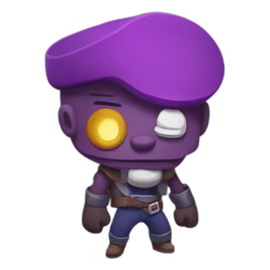 Ricochet de brawl stars sticker