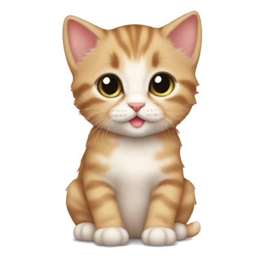 The cutest baby kitten in the world sticker