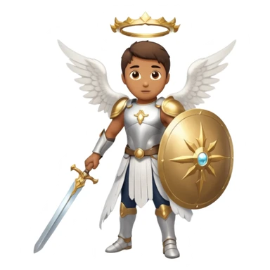 - 🛡️ Shield – symbolizing protection
- ⚔️ Sword – representing spiritual warfare
- 👼 Angel – the heavenly messenger
- ✨ Sparkles – highlighting his glory sticker