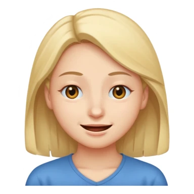 smiling face with one eye twitching, one eye half closed sticker