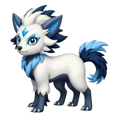 Luxio-Absol-Luxray-fusion (full body) sticker