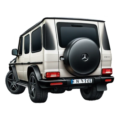 Black Mercedes g-wagon sticker
