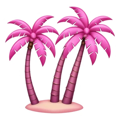 palmeras rosa sticker