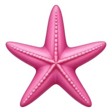 Pink starfish sticker