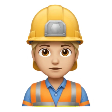 motivational cool looking emoji that fits the phrase "jobs never finished" sticker