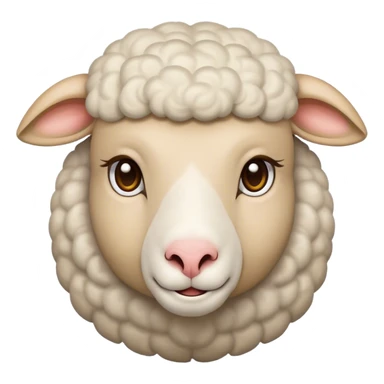 Sheep pleading sticker