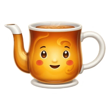 hot tea in mug sticker