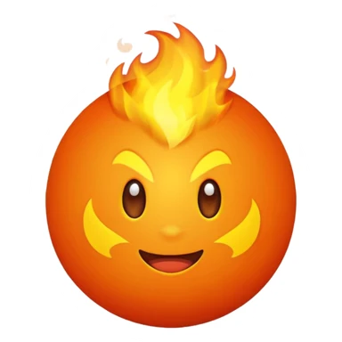 fire ball sticker