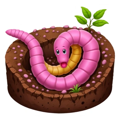 worm underground sticker