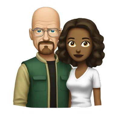 Create Hank and Marie from breaking bad tv show  sticker