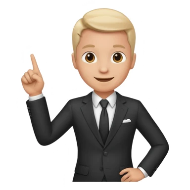 A consultant showing the path to sucess sticker