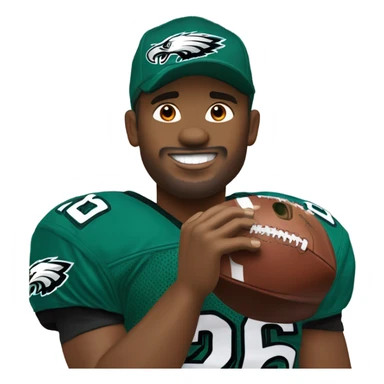 Philadelphia eagles Kelly green #26 Super Bowl victory sticker