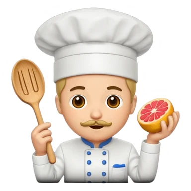 El chorro de chef sin fondo negro sticker