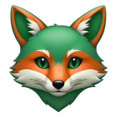 make 100 dollar bill with a fox head silhouette  sticker