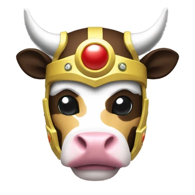 super king cow main ninja power ranger sticker