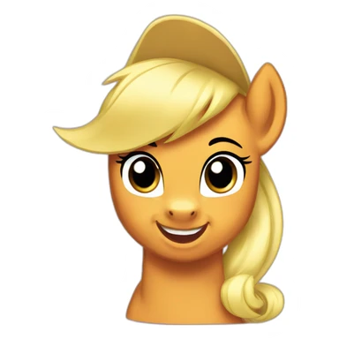 Applejack my little pony sticker