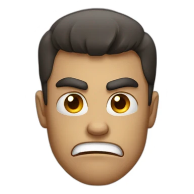 Angry and Happy at the same time sticker