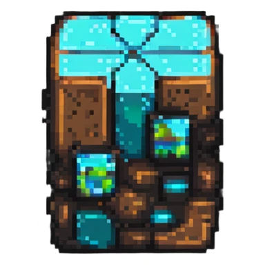 minecraft style log sticker