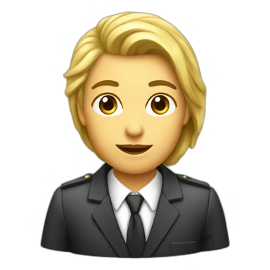 Fille attaché un homme sticker