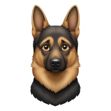 A german Shepherd dog sticker