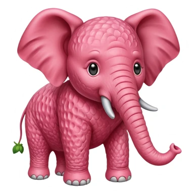 Eu quero um elevante de morango sticker