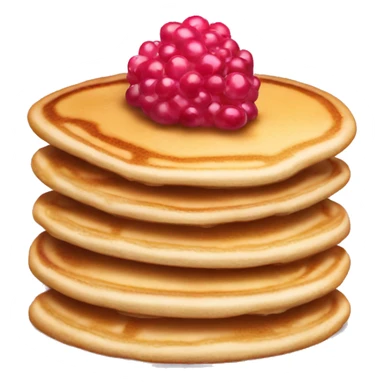 pancakes light pink berry sticker