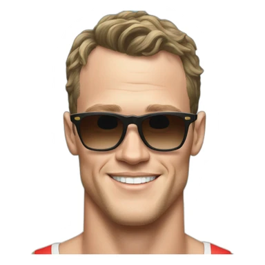 Jonathan Toews as a beach bum  sticker