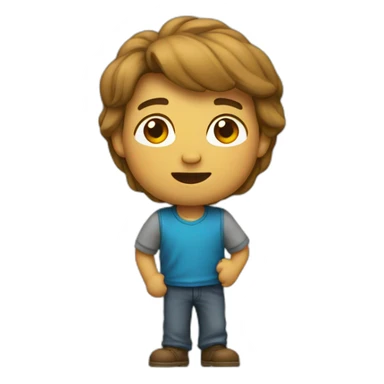 Voy en camino estilo Apple  sticker