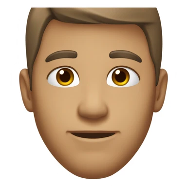 defined jawline sticker