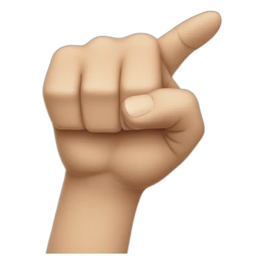 Index finger Pointing aggressively sticker