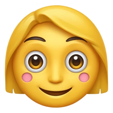 Un emoji con cara de misterio sticker